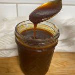 Barbecue Sauce in clear jar